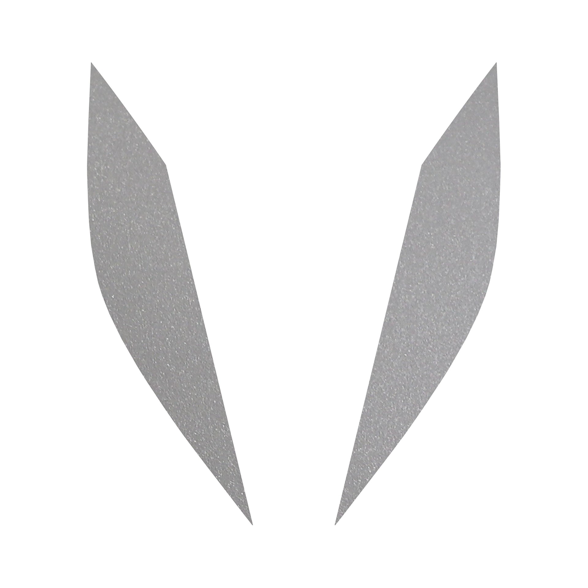 2014-2019 Corvette Headlight Eyelid Decals - Pair - Matte Metallic Pearl Gray - CA-77209-Corvette-Store-Online