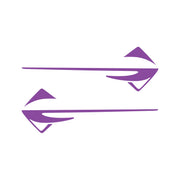 2014-2019 Corvette Fender Emblems Shadow Overlay Outline Decal - Pair - Matte Purple - CA-77324-Corvette-Store-Online