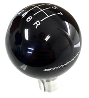 2014-2019 Corvette Shift Knob W/Shift Pattern & Side Stingray Script - Black/White - CA-77376-Corvette-Store-Online