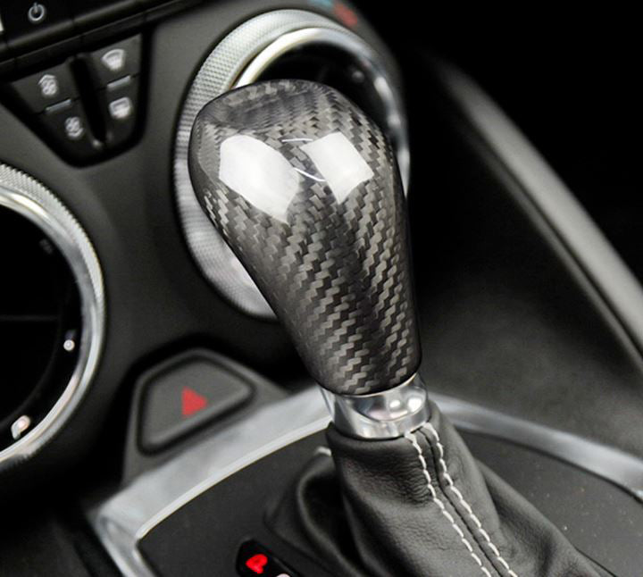 2014-2019 Corvette Carbon Fiber Shifter Gear Handle Cover - CA-77434-Corvette-Store-Online