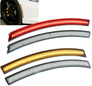 2014-2019 Corvette SMD LED Side Markers - OEM Style/Clear/Smoked Smoked / Tinted - All (4) - CA-77446-Corvette-Store-Online