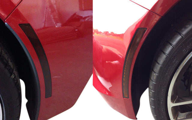 2014-2019 Corvette Complete Side Marker/Rear Refl Blackout Kit - Acrylic - CA-77459-Corvette-Store-Online
