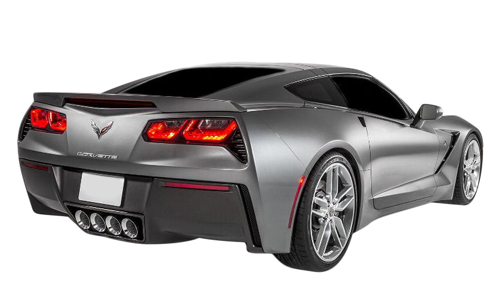 2014-2019 Corvette Tail Light/Side Marker/3rd Brake Light Blackouts - Dark Smoked Acrylic - CA-77475-Corvette-Store-Online