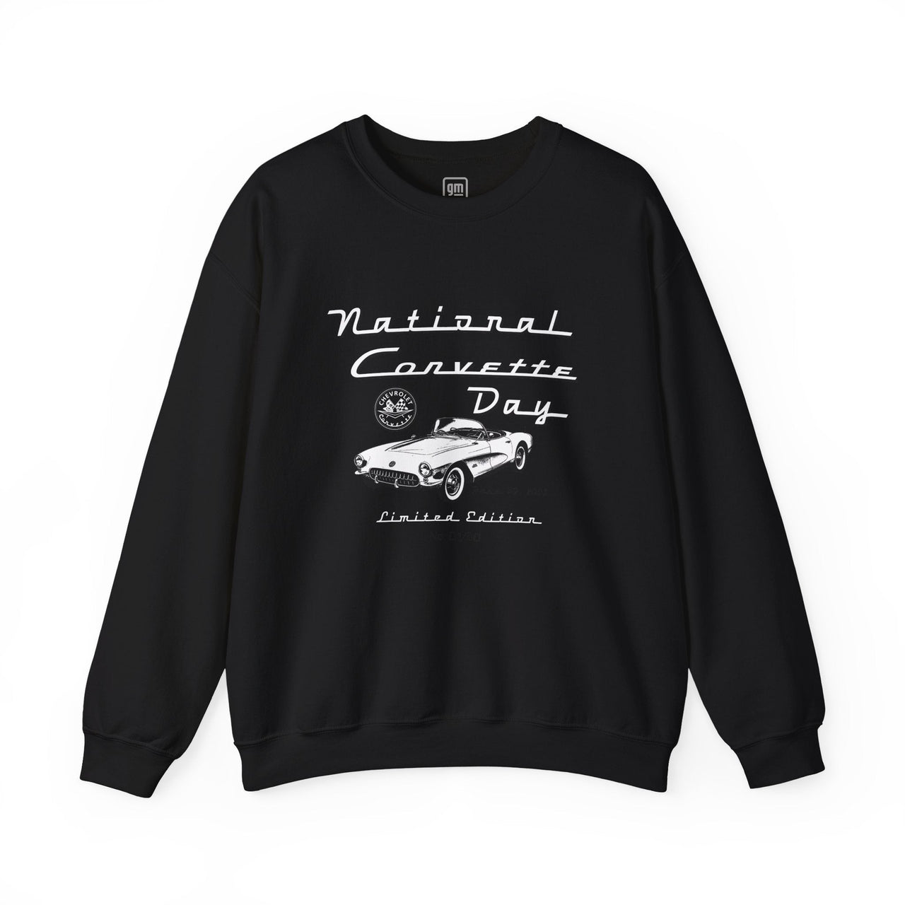 National Corvette Day Limited Edition Unisex Crewneck Sweatshirt, Individually Numbered, Only 100 Will Be Made