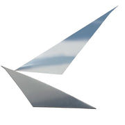 1997-2004 Corvette Mirrored Finish Acrylic A-Pillar Overlays - CA-77500-Corvette-Store-Online