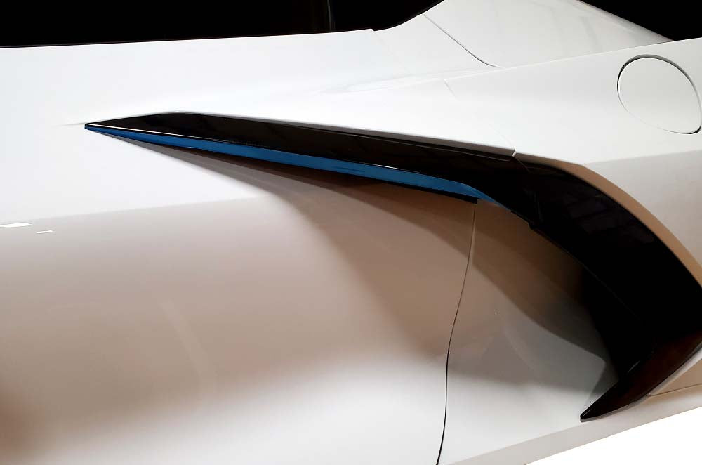 2020-2025 Corvette Clear Door Scratch Guards - Pair - CA-77503-Corvette-Store-Online