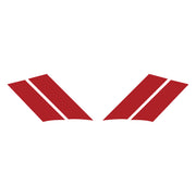 1984-1996 Corvette GS Fender Stripes - Matte Red Both - CA-77809-Corvette-Store-Online