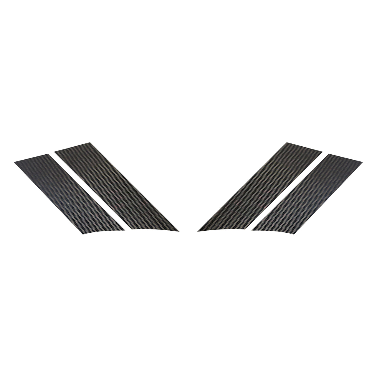 1984-1996 Corvette GS Fender Stripes - Black Carbon Fiber Both - CA-77815-Corvette-Store-Online