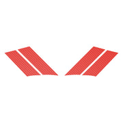 1984-1996 Corvette GS Fender Stripes - Red Gloss Carbon Fiber Both - CA-77818-Corvette-Store-Online