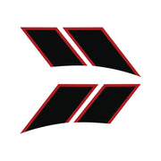 1997-2004 Corvette Two-Tone Fender Stripes - GS Inspired Yes Gloss Red Gloss Black - CA-77877-Corvette-Store-Online