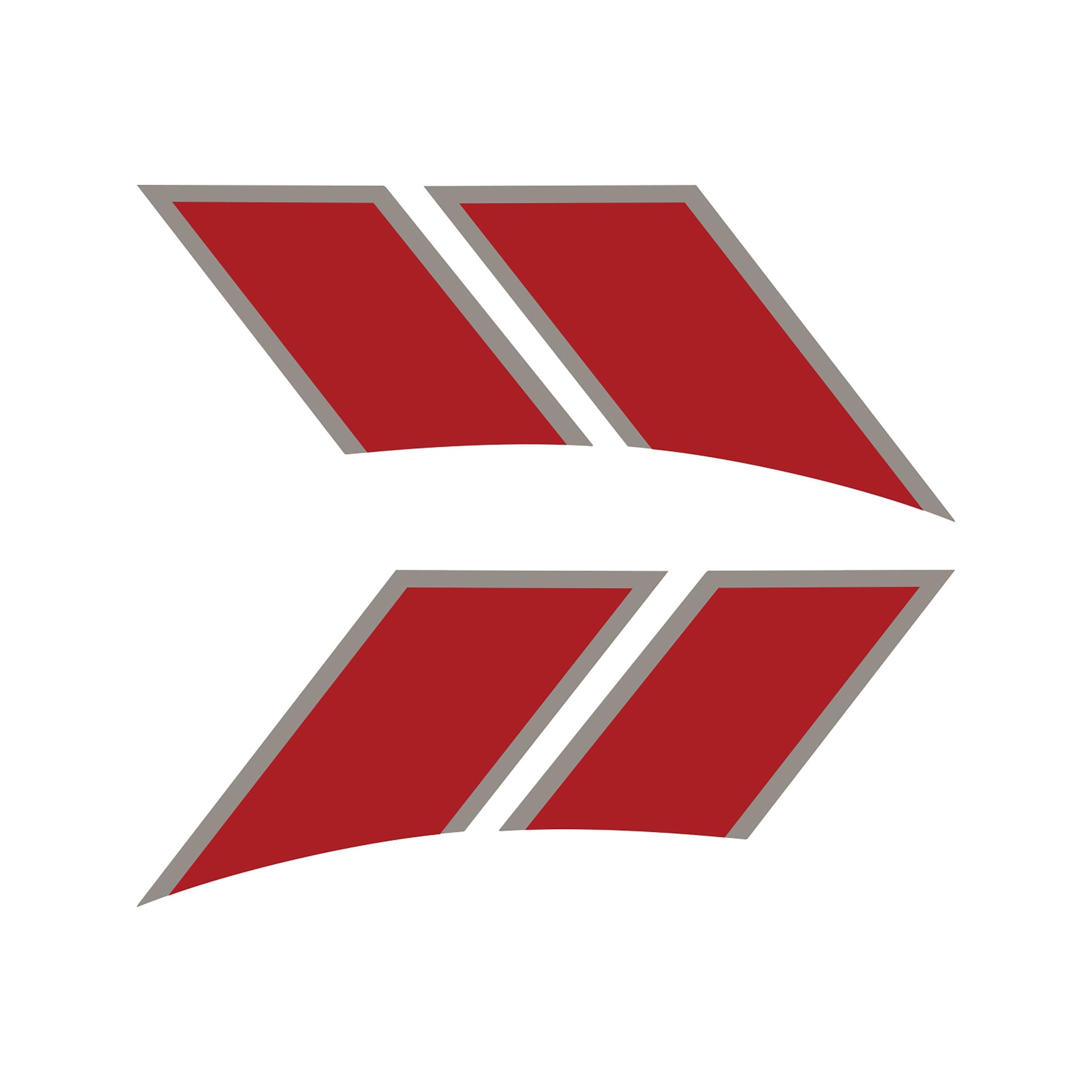 1997-2004 Corvette Two-Tone Fender Stripes - GS Inspired Yes Gloss Silver Gloss Red - CA-77880-Corvette-Store-Online
