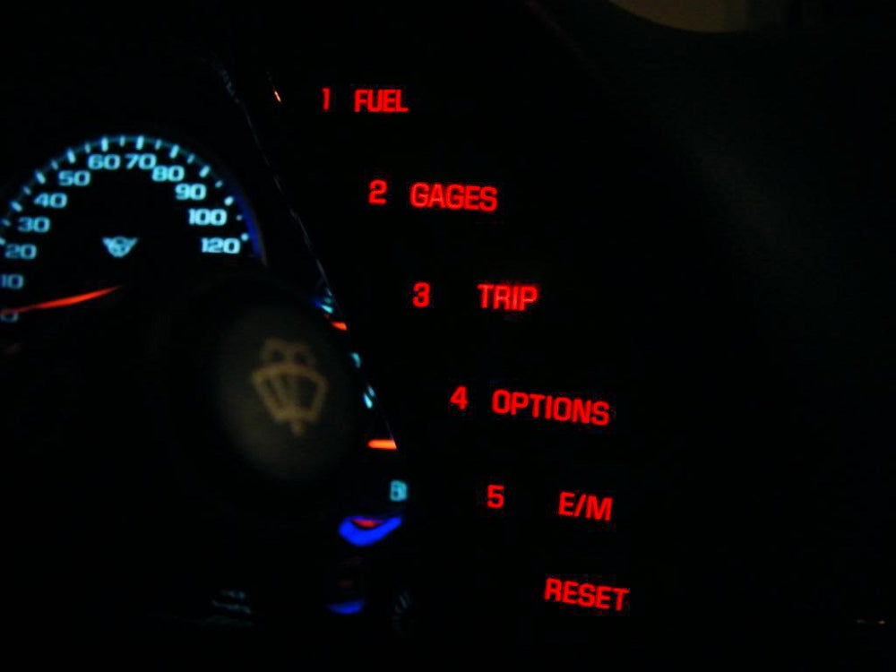 1997-2004 Corvette HUD/DIC Instrument Panel LED Replacement Bulbs - Red - CA-77899-Corvette-Store-Online