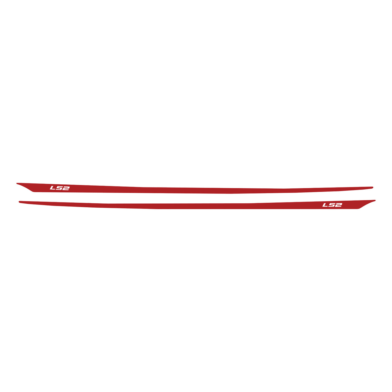 2005-2013 Corvette Hood Stripes Decal LS2 Matte Red - CA-77935-Corvette-Store-Online