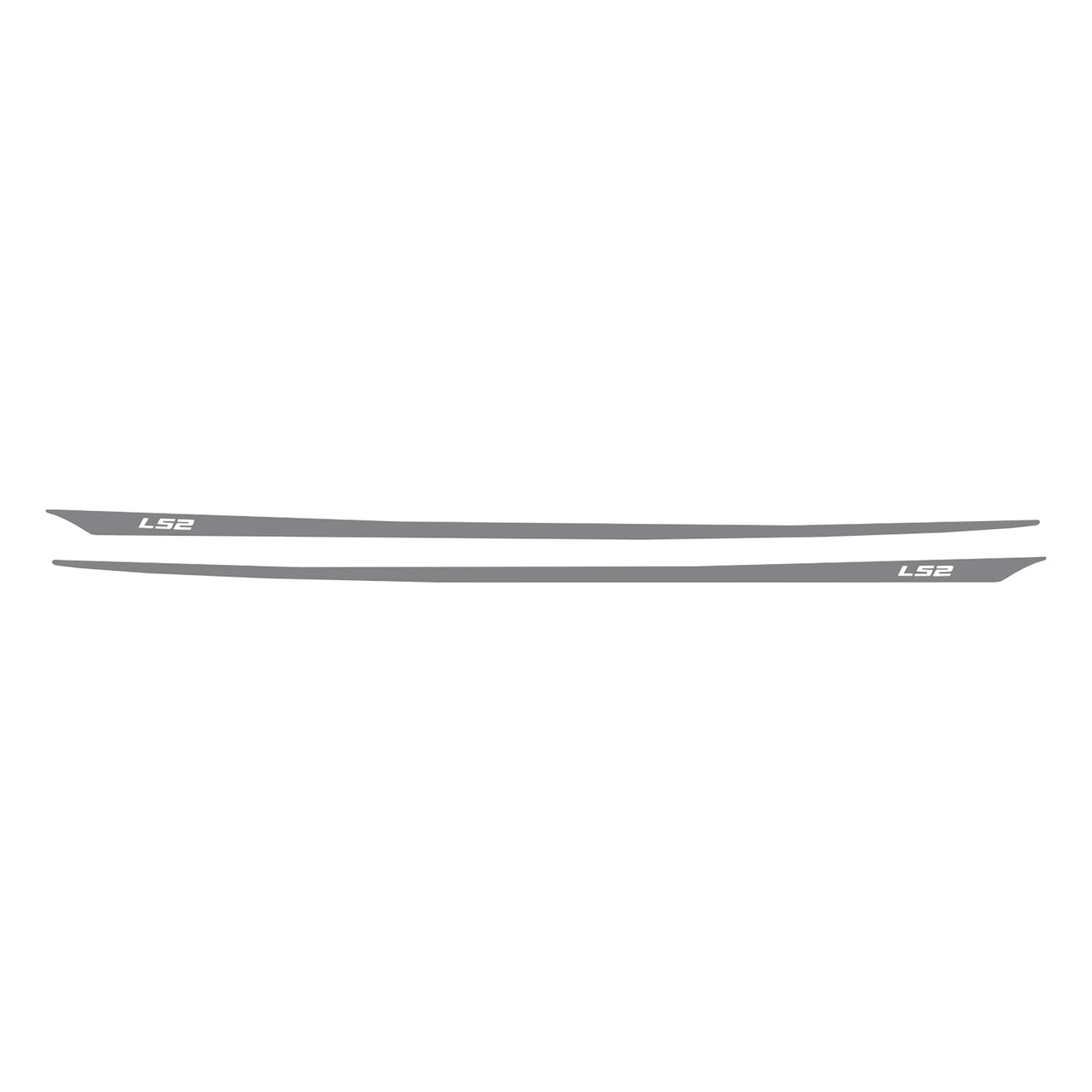 2005-2013 Corvette Hood Stripes Decal LS2 Matte Gray - CA-77937-Corvette-Store-Online