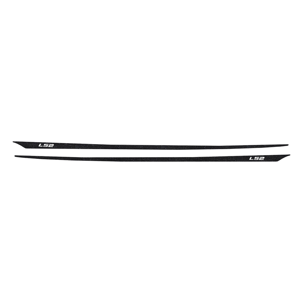 2005-2013 Corvette Hood Stripes Decal LS2 Black Brushed Steel - CA-77942-Corvette-Store-Online