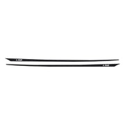 2005-2013 Corvette Hood Stripes Decal LS2 Black Brushed Steel - CA-77942-Corvette-Store-Online