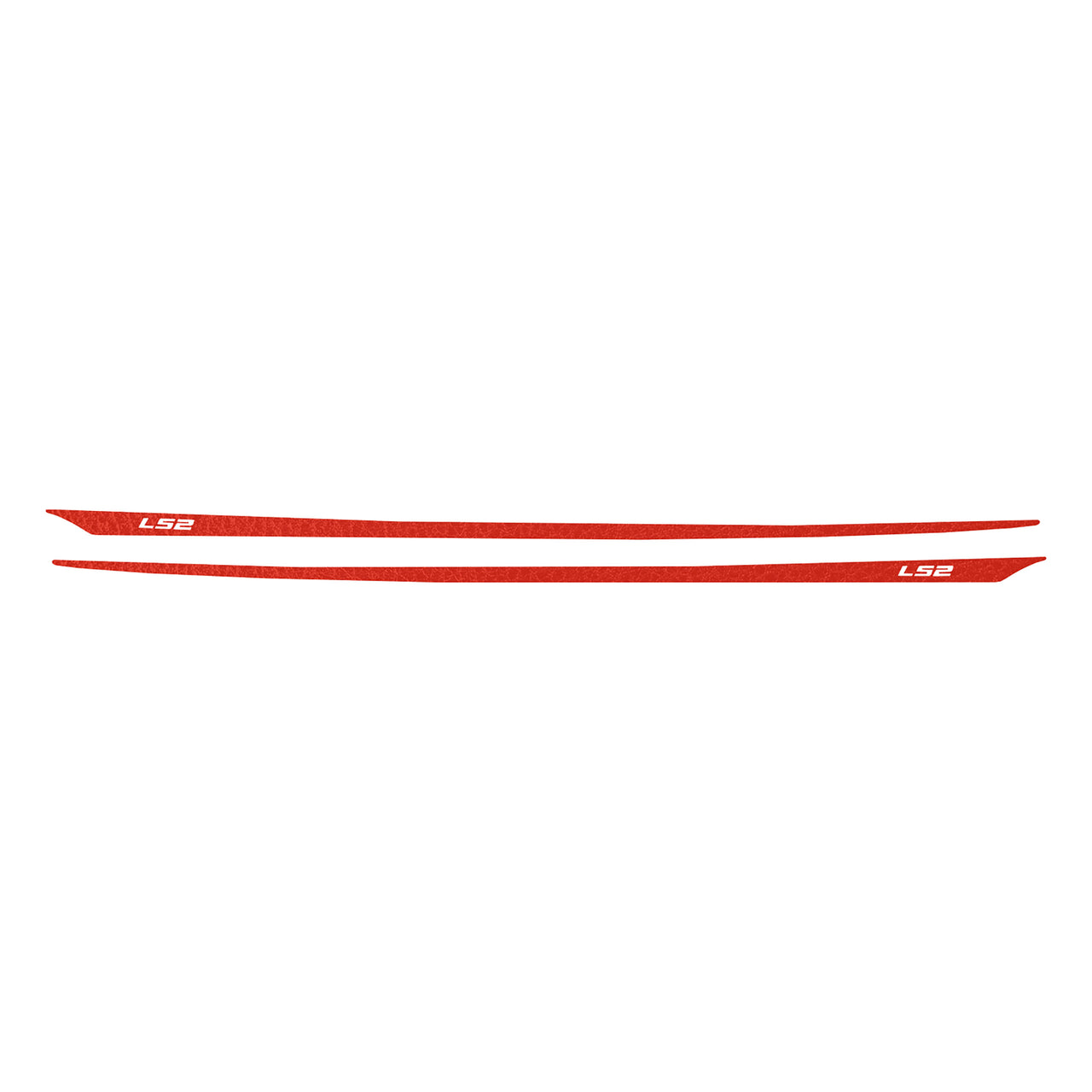 2005-2013 Corvette Hood Stripes Decal LS2 Red Faux Leather - CA-77947-Corvette-Store-Online