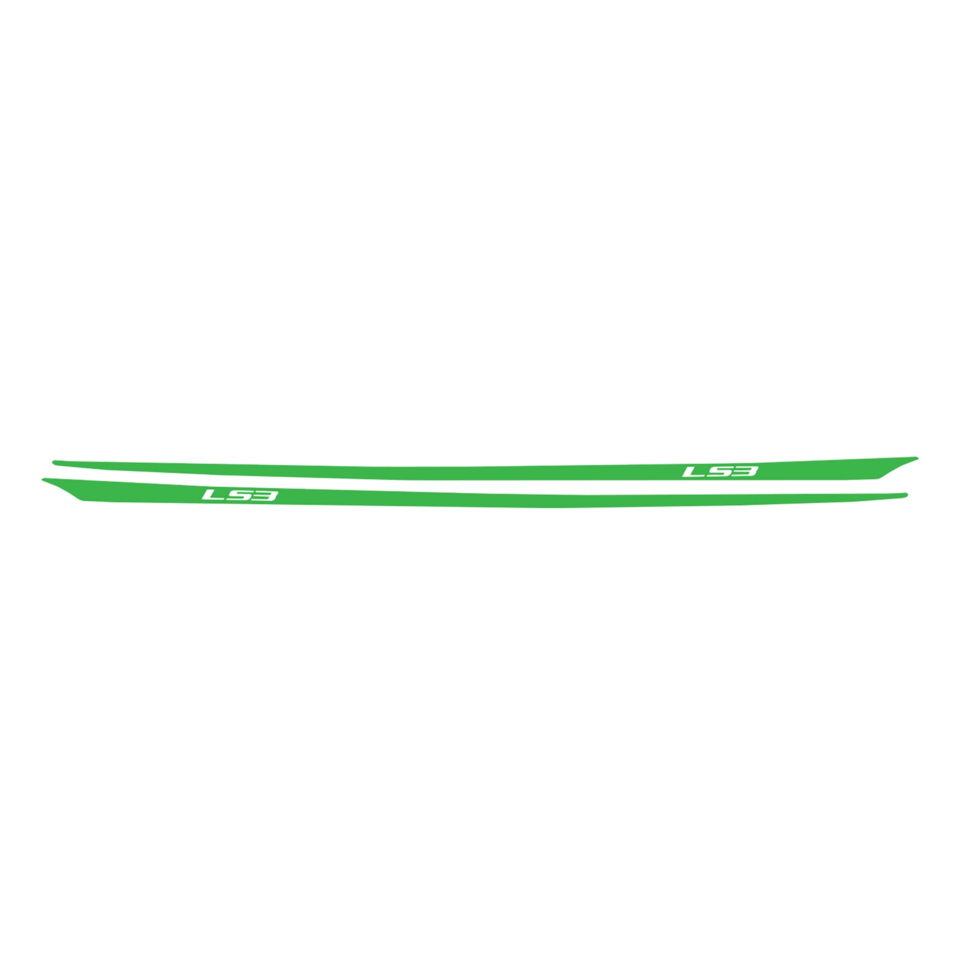 2005-2013 Corvette Hood Stripes Decal LS3 Matte Lime Green - CA-77951-Corvette-Store-Online