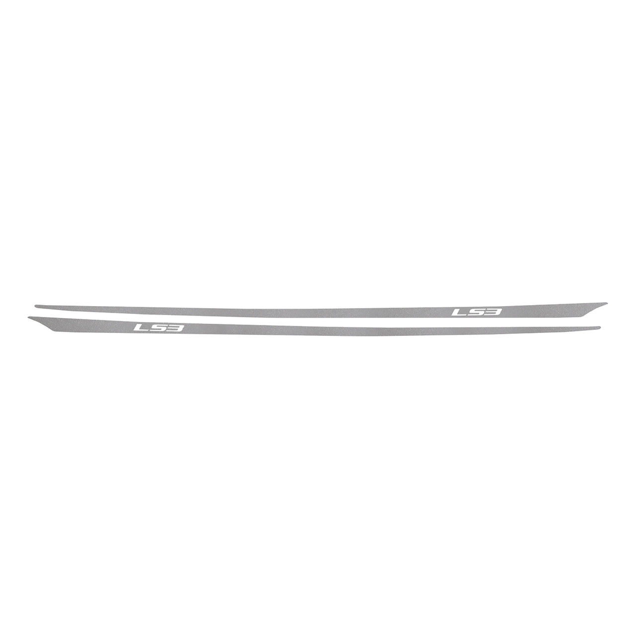 2005-2013 Corvette Hood Stripes Decal LS3 Matte Metallic Pearl Gray - CA-77955-Corvette-Store-Online