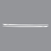 2005-2013 Corvette Hood Stripes Decal LS7 Gloss White - CA-77957-Corvette-Store-Online