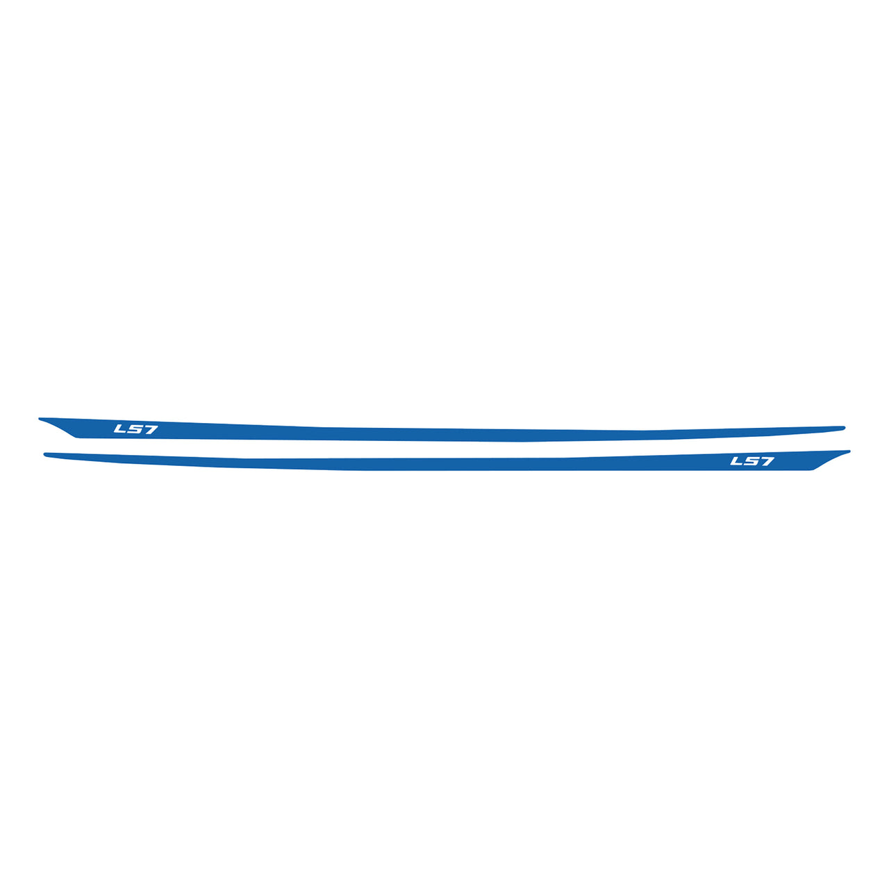 2005-2013 Corvette Hood Stripes Decal LS7 Matte Blue - CA-77962-Corvette-Store-Online