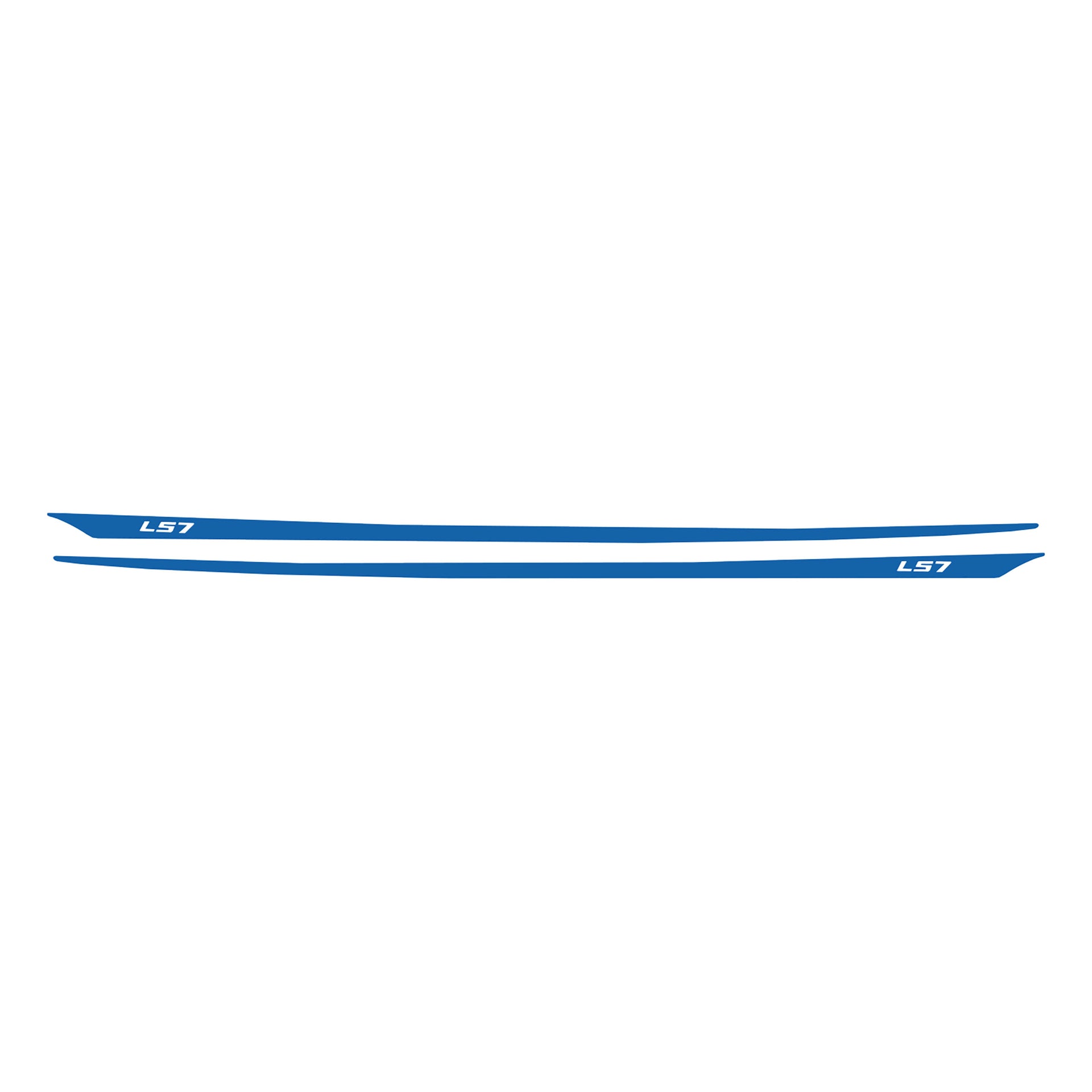 2005-2013 Corvette Hood Stripes Decal LS7 Matte Blue - CA-77962-Corvette-Store-Online