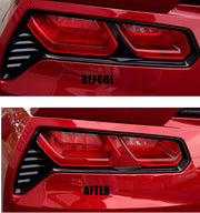 2014-2019 Corvette Vinyl Tail Light Bar Mod - Gloss Red - CA-78039-Corvette-Store-Online
