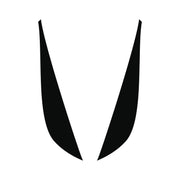 2014-2019 Corvette Fang Overlay - 2Pc - Gloss Black - CA-78044-Corvette-Store-Online