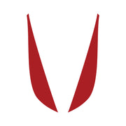 2014-2019 Corvette Fang Overlay - 2Pc - Gloss Red - CA-78045-Corvette-Store-Online