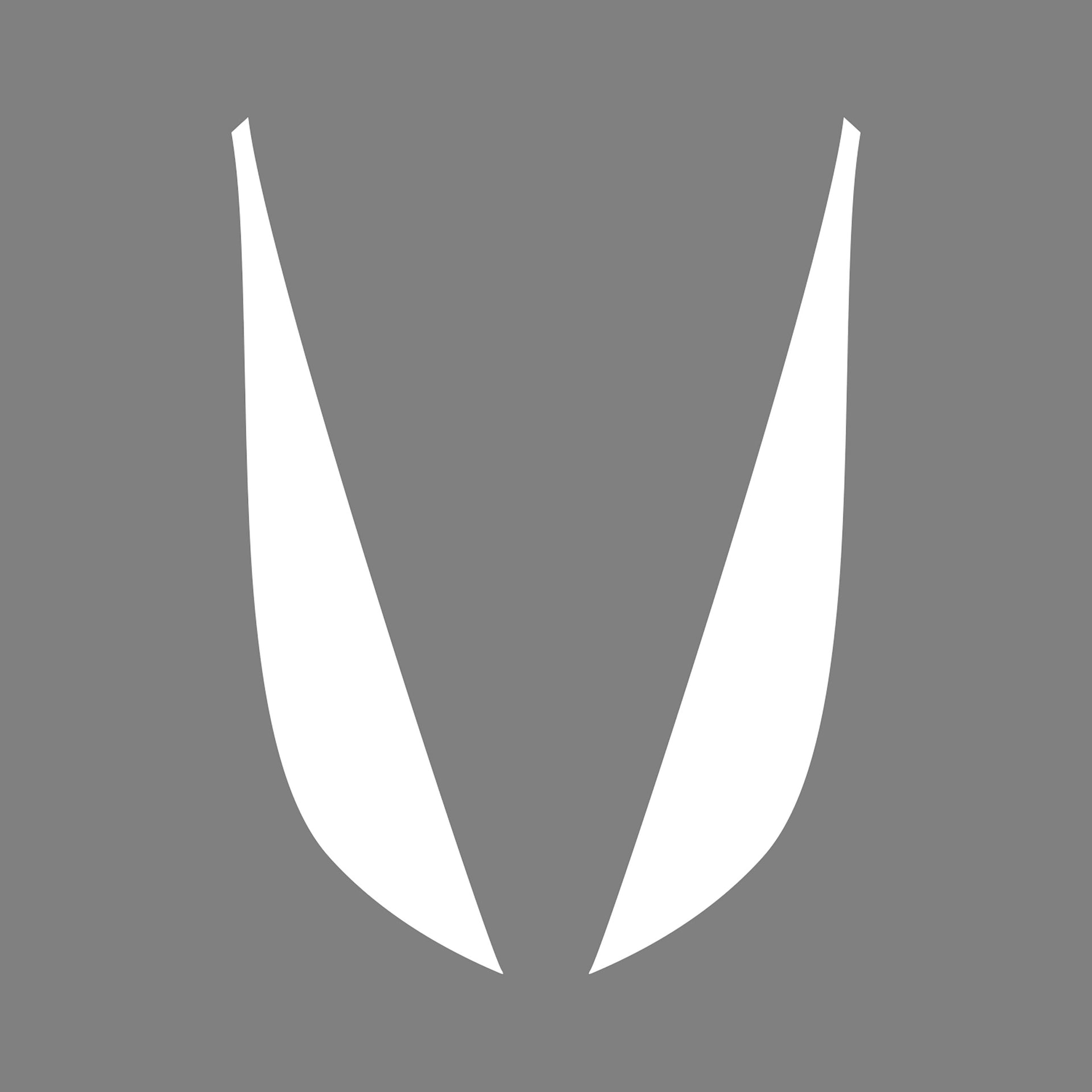 2014-2019 Corvette Fang Overlay - 2Pc - Gloss White - CA-78046-Corvette-Store-Online