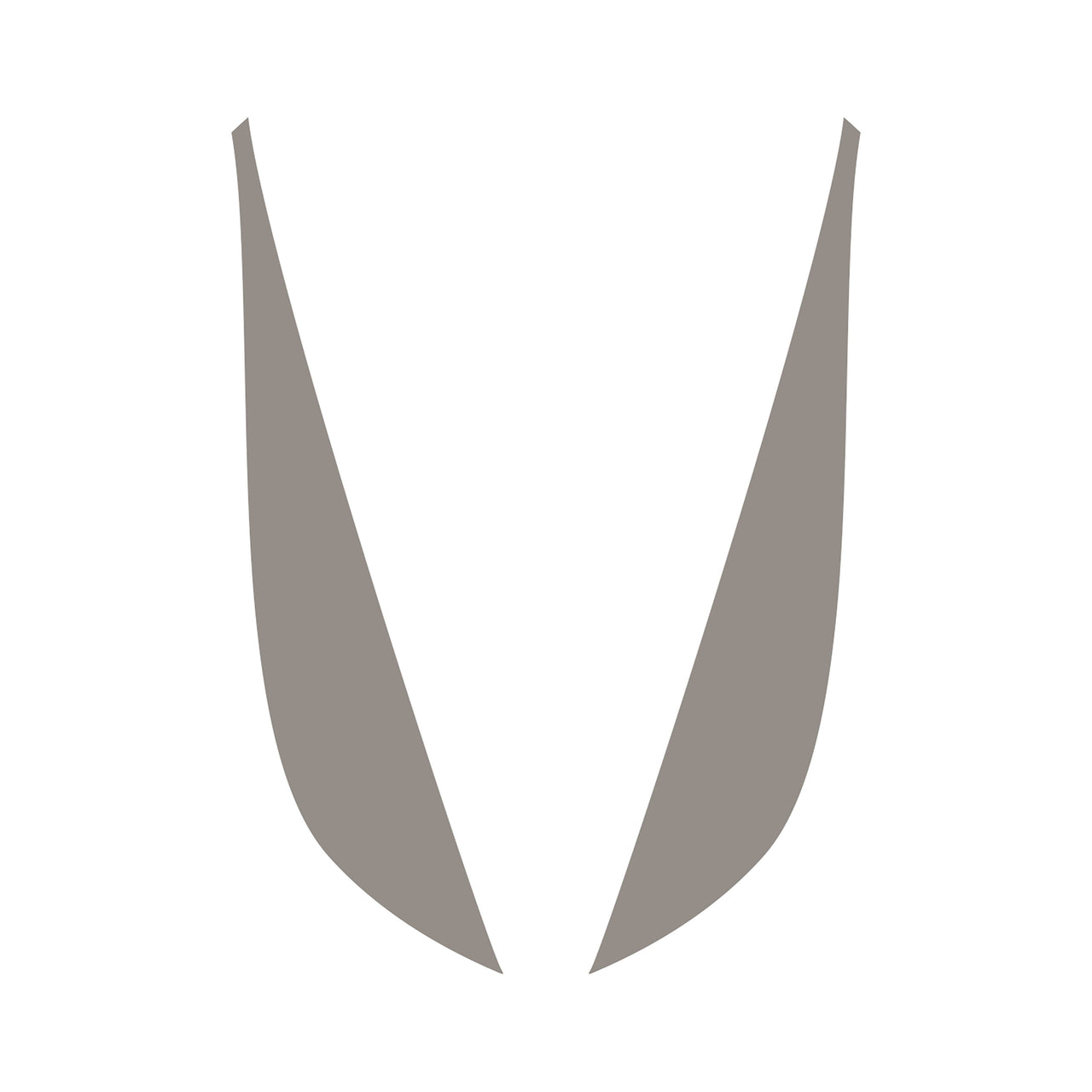 2014-2019 Corvette Fang Overlay - 2Pc - Gloss Silver - CA-78047-Corvette-Store-Online