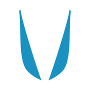 2014-2019 Corvette Fang Overlay - 2Pc - Gloss Tension Blue - CA-78048-Corvette-Store-Online