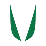 2014-2019 Corvette Fang Overlay - 2Pc - Gloss Green - CA-78050-Corvette-Store-Online