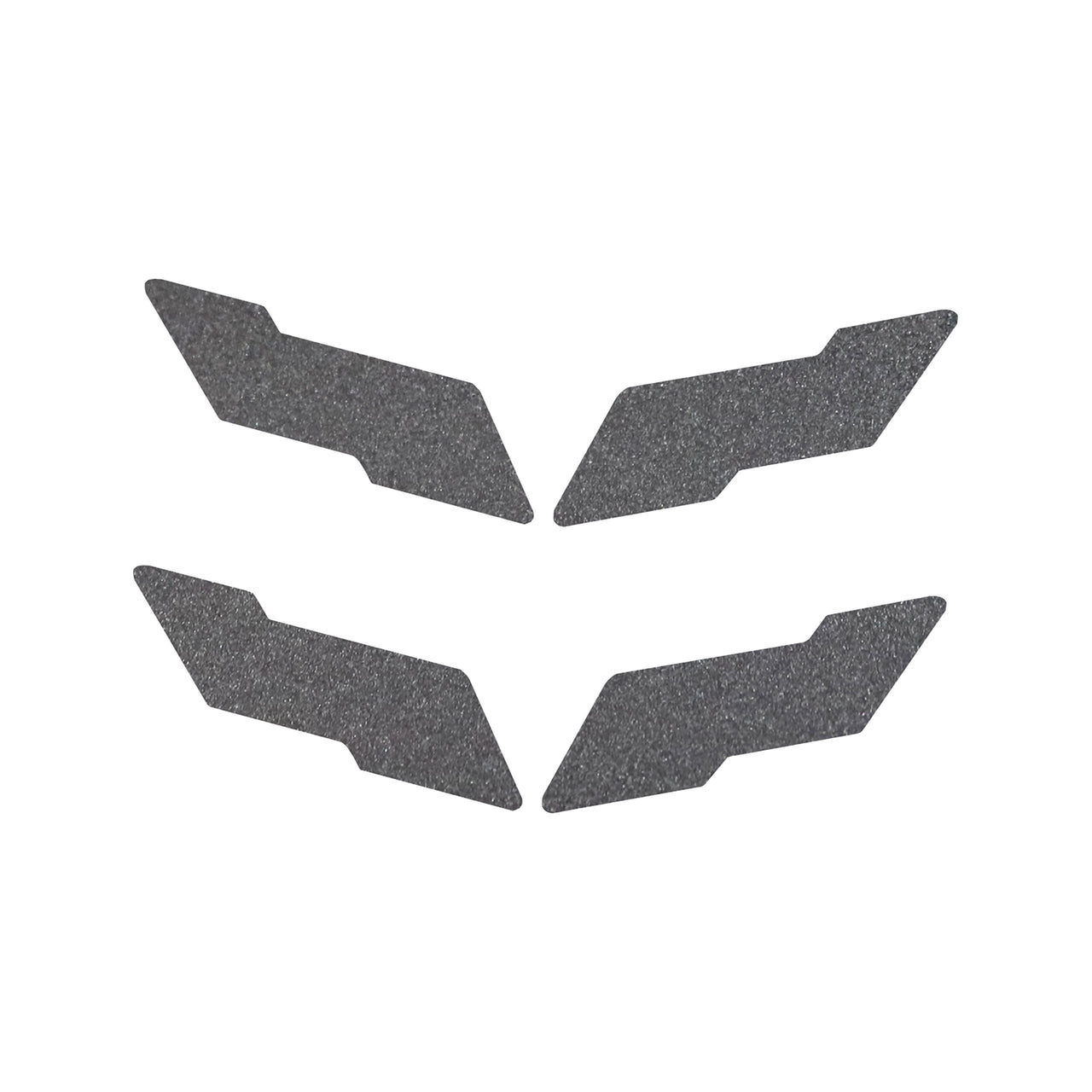 1997-2004 Corvette Vinyl Overlay Crossed Flags Emblem - Front & Rear - Gloss Metallic Pearl Black - CA-78099-Corvette-Store-Online