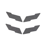 1997-2004 Corvette Vinyl Overlay Crossed Flags Emblem - Front & Rear - Gloss Metallic Pearl Black - CA-78099-Corvette-Store-Online