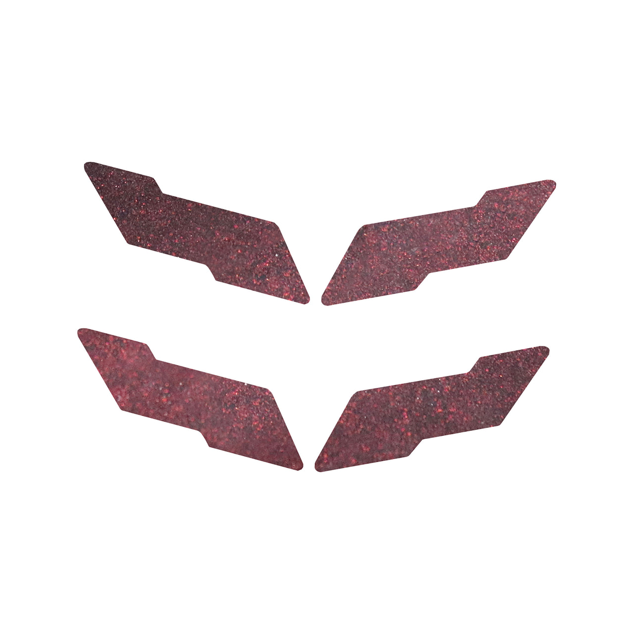 1997-2004 Corvette Vinyl Overlay Crossed Flags Emblem - Front & Rear - Gloss Demon Black - CA-78100-Corvette-Store-Online