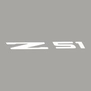 2014-2019 Corvette Windshield Decal - Z51 Logo Gloss White - CA-78244-Corvette-Store-Online