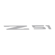 2014-2019 Corvette Windshield Decal - Z51 Logo Gloss Gray - CA-78245-Corvette-Store-Online