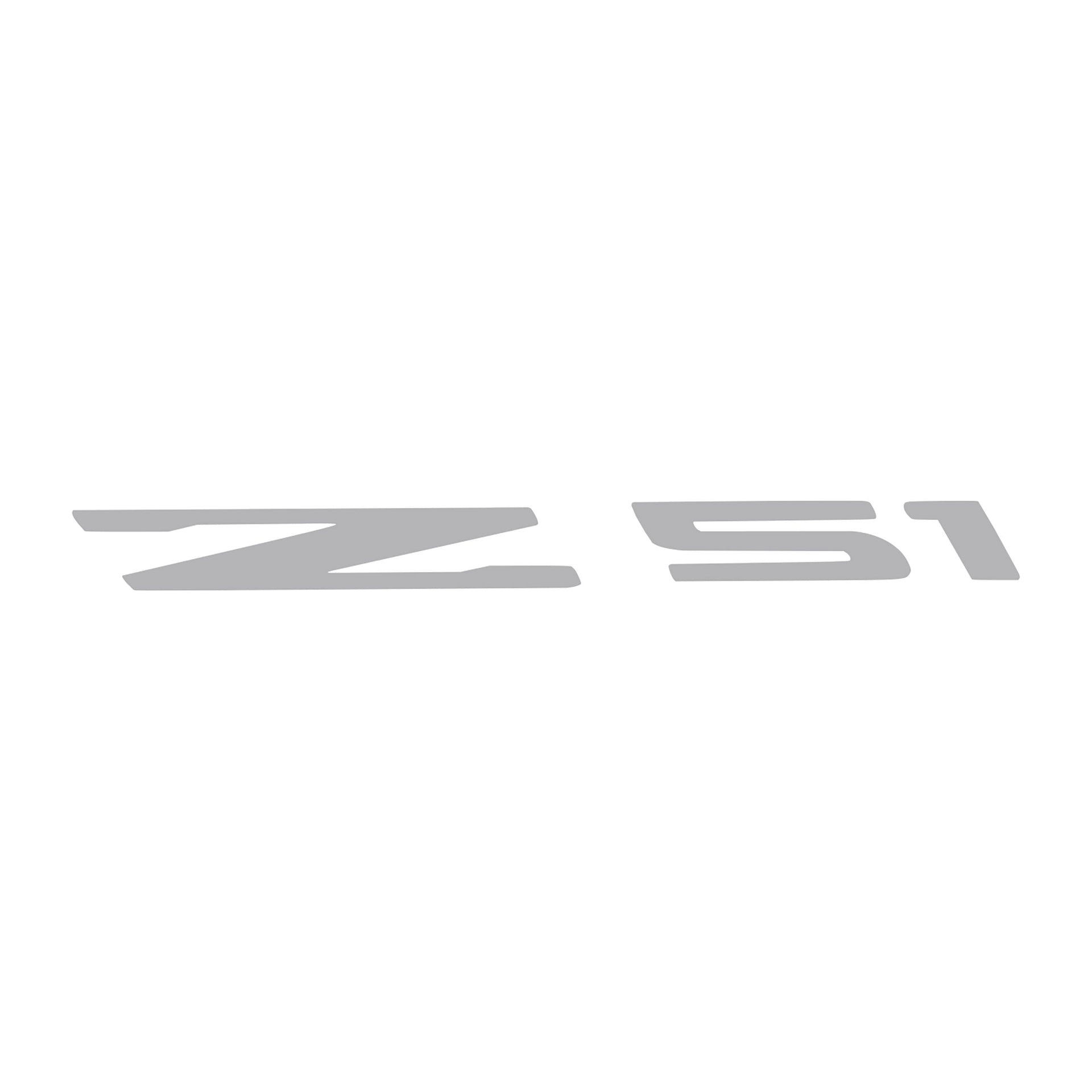 2014-2019 Corvette Windshield Decal - Z51 Logo Gloss Gray - CA-78245-Corvette-Store-Online