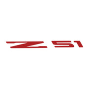 2014-2019 Corvette Windshield Decal - Z51 Logo Matte Red - CA-78248-Corvette-Store-Online