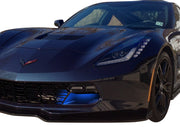 2015-2019 Corvette LED Strip Lighting - Front Grille White W/ Switch Outer Vents - Pair - CA-78294-Corvette-Store-Online