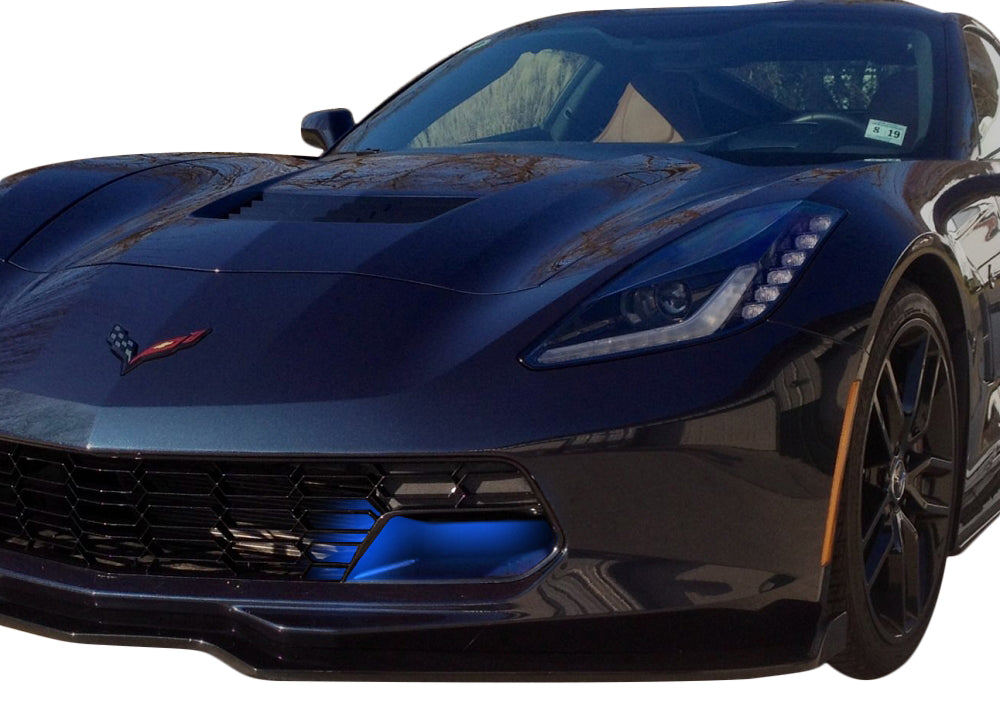 2015-2019 Corvette LED Strip Lighting - Front Grille White W/ Switch Inner Vents - Pair - CA-78295-Corvette-Store-Online