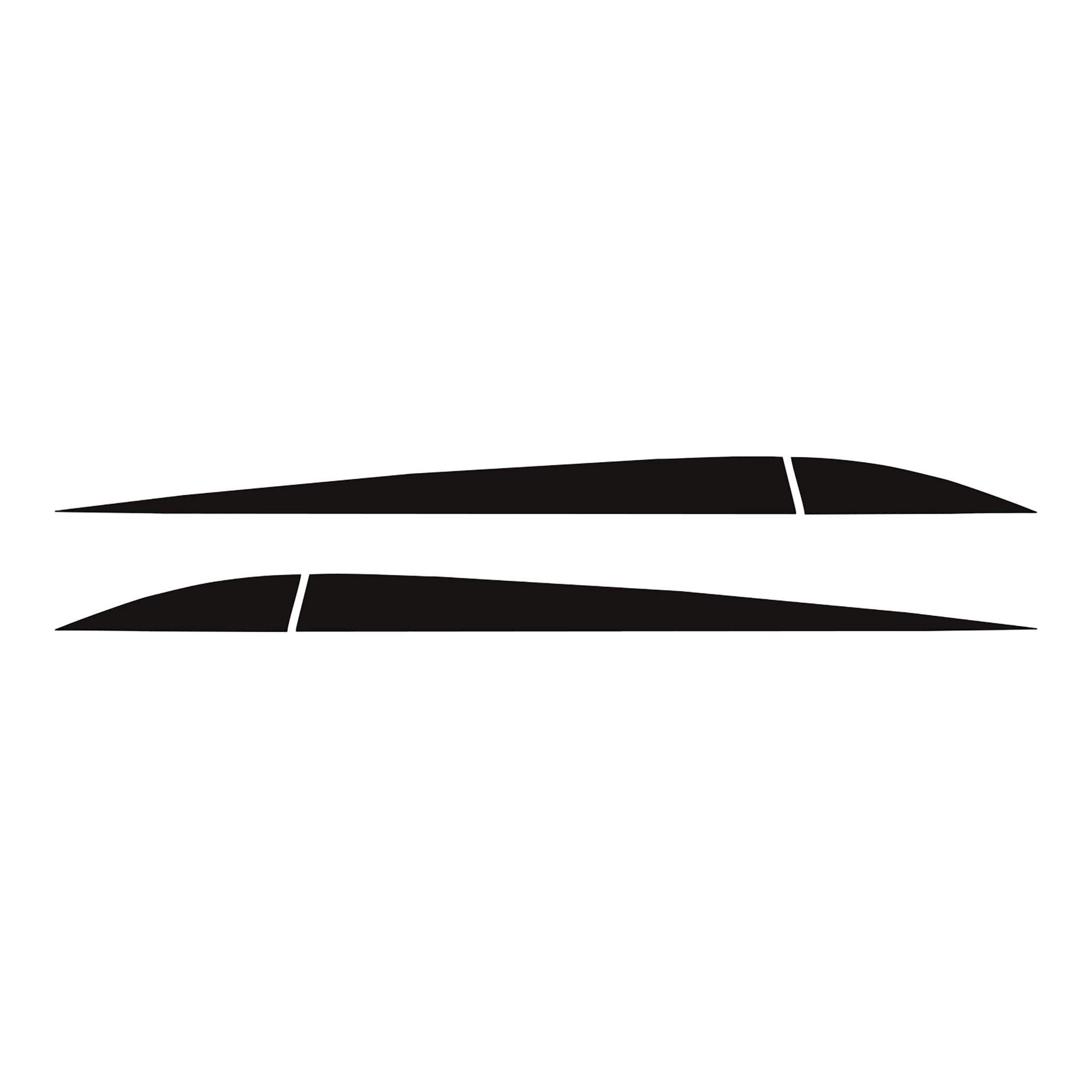 2014-2019 Corvette Side Door Stripes - Pair Matte Black - CA-78365-Corvette-Store-Online