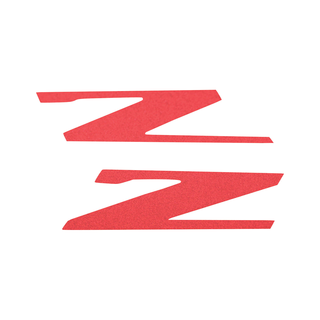 2015-2019 Corvette Vinyl Letter Z Overlay Emblem Inserts Pair Anodized Matte Red - CA-78466-Corvette-Store-Online