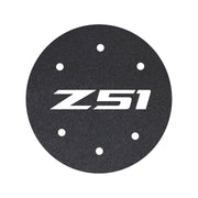 2014-2019 Corvette Vinyl Gas Door Overlay - Gloss Carbon Flash W/ Z51 Logo - CA-78492-Corvette-Store-Online