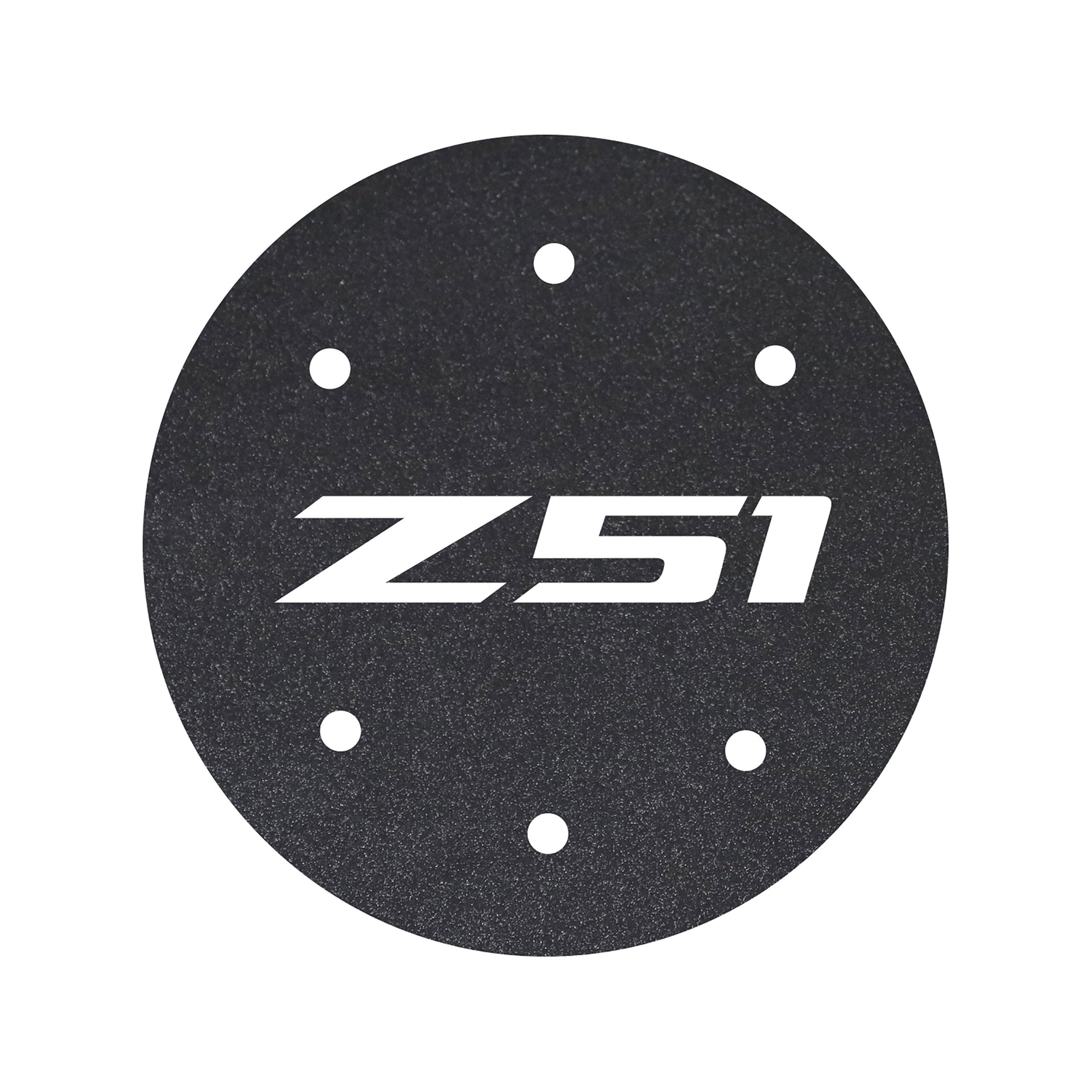2014-2019 Corvette Vinyl Gas Door Overlay - Gloss Carbon Flash W/ Z51 Logo - CA-78492-Corvette-Store-Online