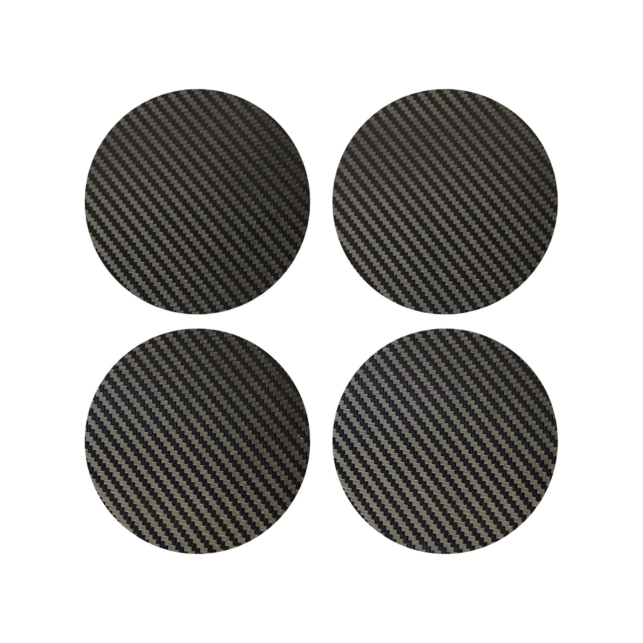 2014-2019 Corvette Vinyl Wheel Center Cap Overlays - Black Carbon Fiber - CA-78510-Corvette-Store-Online