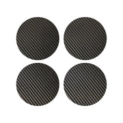 2014-2019 Corvette Vinyl Wheel Center Cap Overlays - Black Carbon Fiber - CA-78510-Corvette-Store-Online