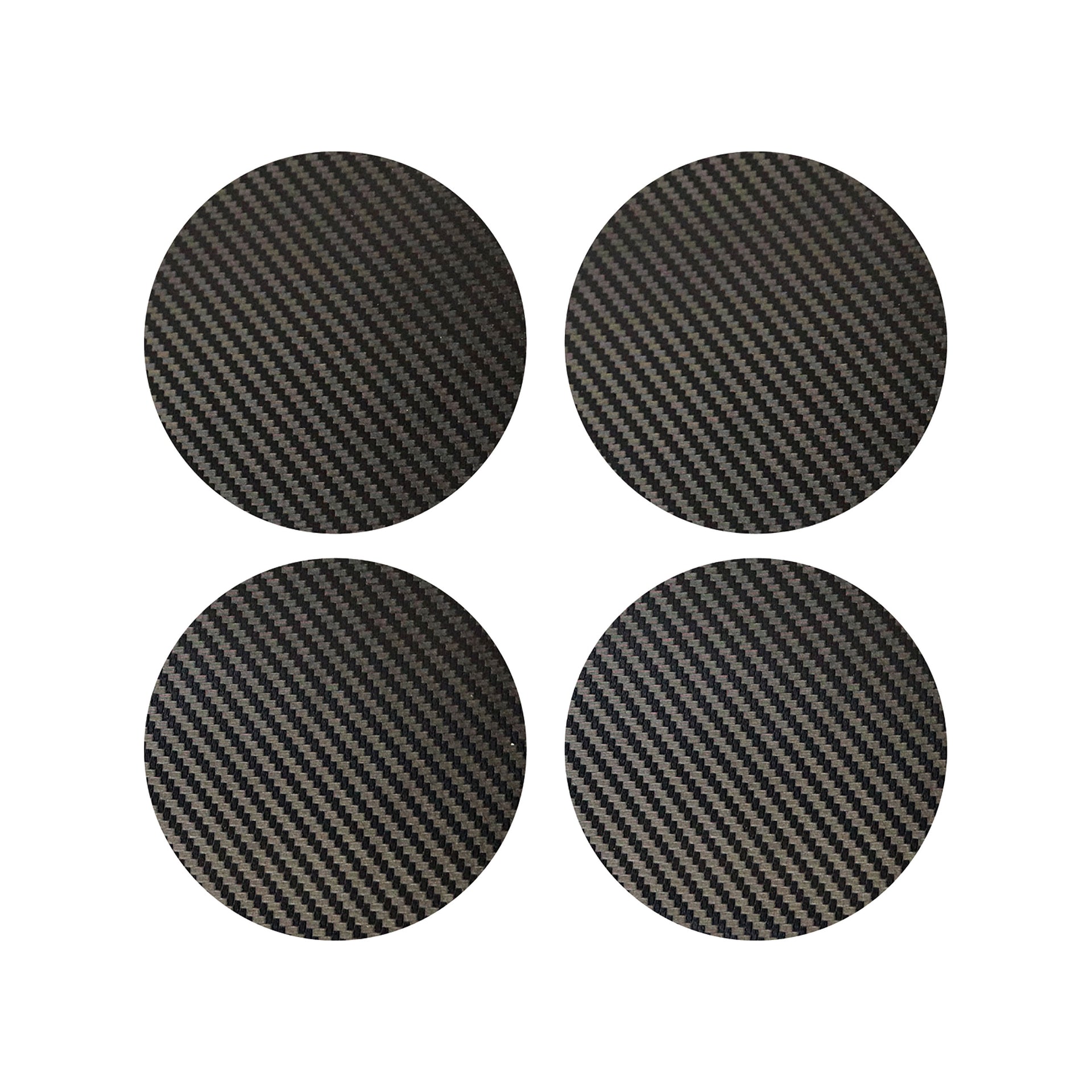 2014-2019 Corvette Vinyl Wheel Center Cap Overlays - Black Carbon Fiber - CA-78510-Corvette-Store-Online