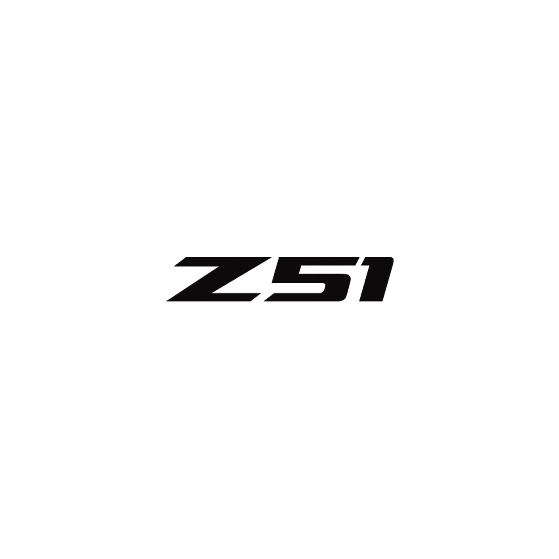 2014-2019 Corvette Z51 Steering Wheel Decal Gloss Black Z Gloss Black 51 - CA-78572-Corvette-Store-Online